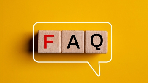 Wooden,Cube,Blocks,With,Faq,Text,(frequently,Asked,Questions),With